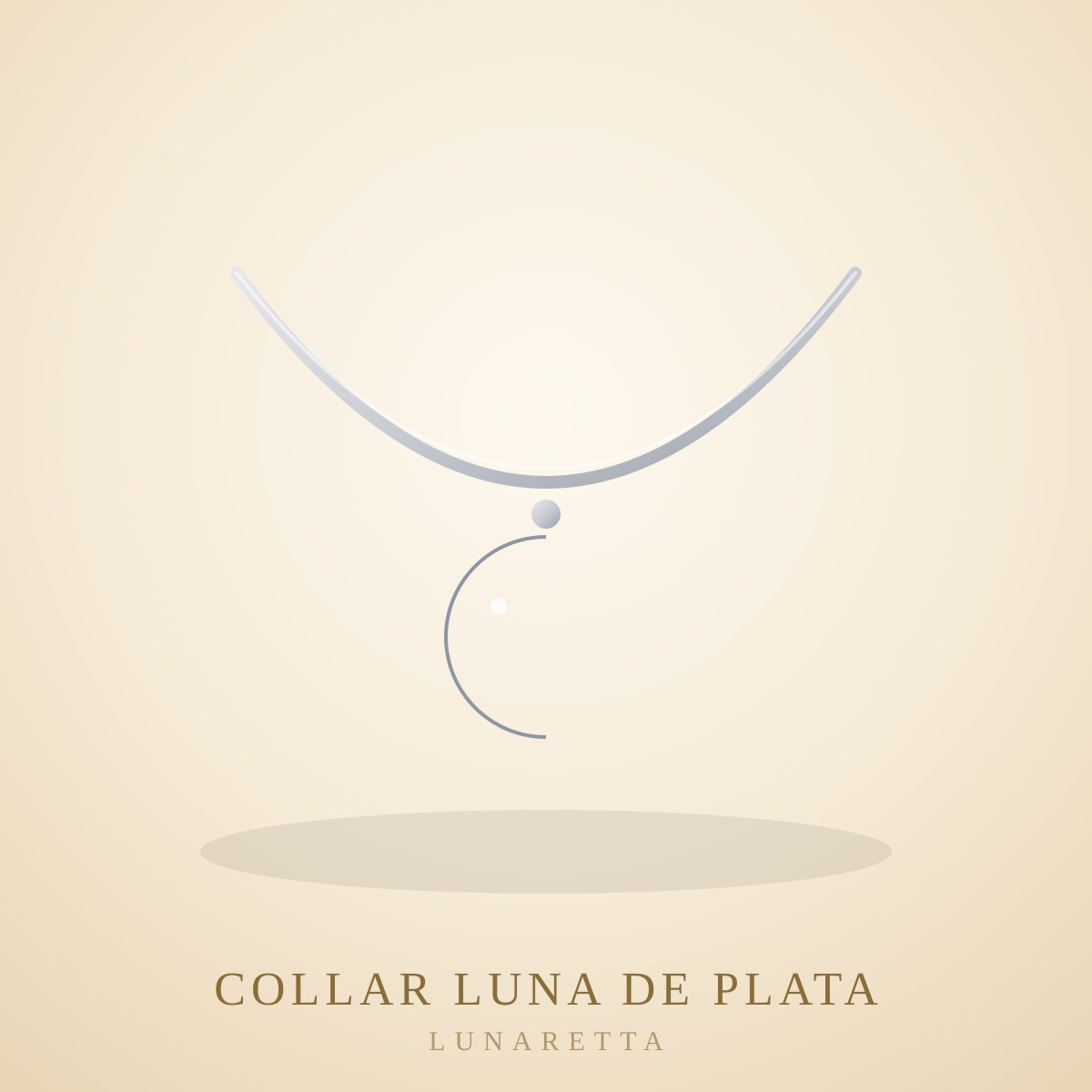 Collar Luna de Plata